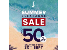 J. | Junaid Jamshed Summer Clearance Sale UP TO 50% OFF on all Items